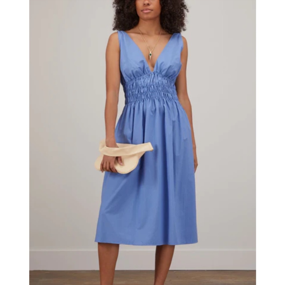 Ciao Lucia Capa Dress in Marine